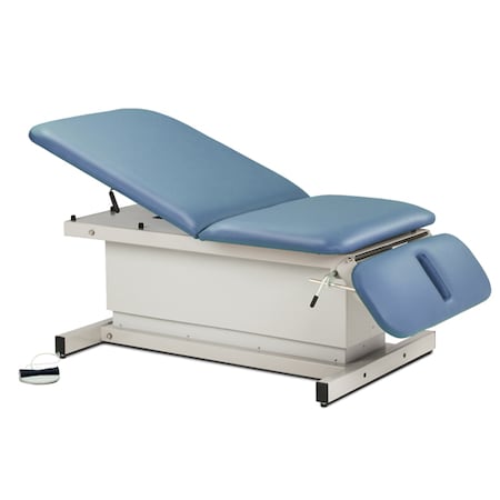 Shrouded XL Bariatric Power Table W/Drop Section Color: Warm Gray